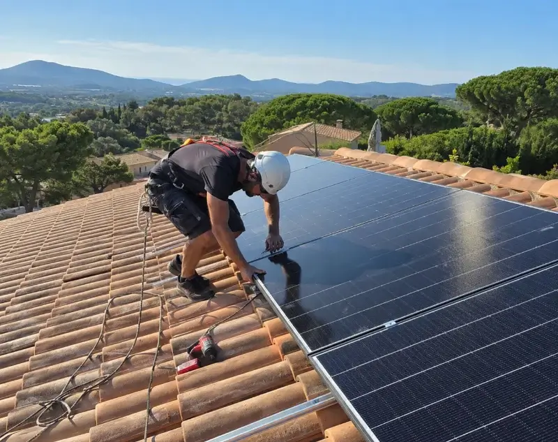 Installateur panneaux solaires Sainte-Camelle — pose photovoltaïque sur toiture