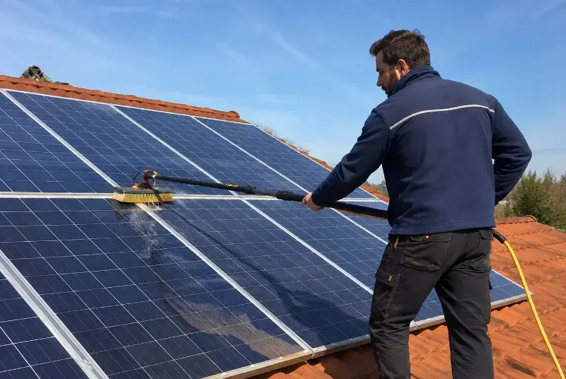 Nettoyage et entretien de panneaux solaires à Sainte-Camelle