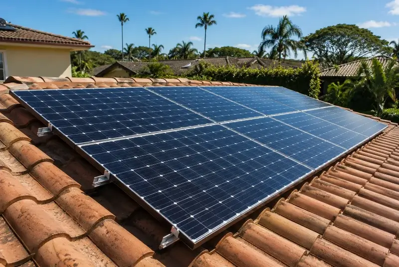 Installation de panneaux solaires à Sainte-Camelle